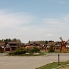 Руза Фэмили: центральная клумба