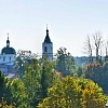 Руза Фэмили Парк: на Храме Рождества Христова - установлен золоченый крест