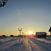 восход на поселке