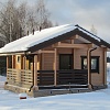 Баня с парилкой, что еще нужно для счастья, Коттеджный поселок Руза Фэмили Парк (декабрь 2013 г.)