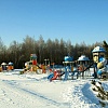 Руза Фэмили Парк - детские горки ждут детей на Рождество