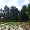 Прогулочная зона и беседка у озера к/п Руза Фэмили Парк
