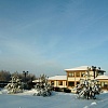 Офис, парковка, кафе-бар на въезде, Коттеджный поселок Руза Фэмили Парк (декабрь 2013 г.)